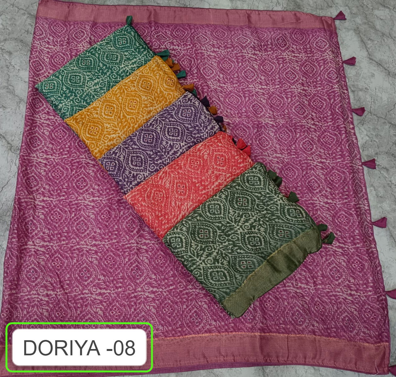 KF Doriya 08 Printed Mosh Chiffon Sarees Wholesale Shop In Surat